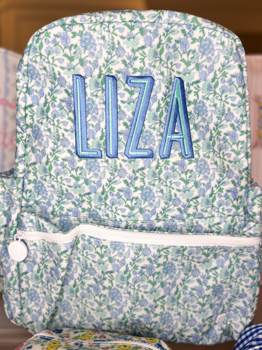 TRVL Backpack - Hamptons Floral – Lovely Little Things display picture 1