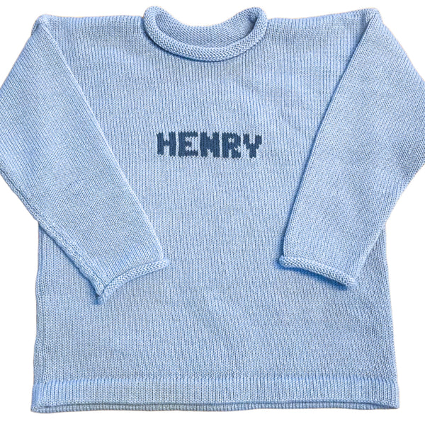 Custom Knit Name Sweater