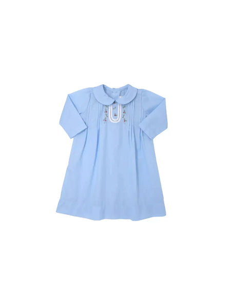 Louis Holiday Daygown - blue (3m)