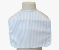 TRVL Wipeable Bib- Pimlico blue stripe