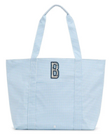 Jumbo Tote - Mist Gingham