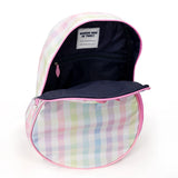 Little Love Tennis Backpack -  Rainbow Gingham