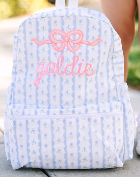 TRVL Backpack - Blue Ribbon Floral