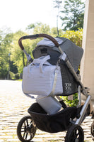 Quilted Stroller Bag - Pimlico Sand Stripe