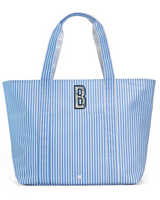 Jumbo Tote - Chambray Pimlico Stripe