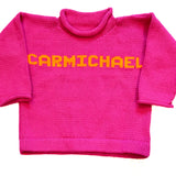 Custom Knit Name Sweater