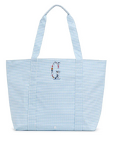 Jumbo Tote - Mist Gingham