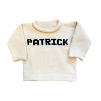 Custom Knit Name Sweater