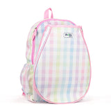 Little Love Tennis Backpack -  Rainbow Gingham