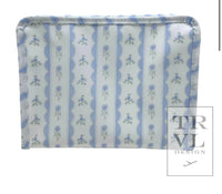 Large Blue Ribbon Floral Roadie