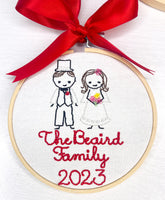 Ornaments w Families (personalized/custom) January delivery
