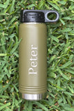 Water Bottle With Block Name Design