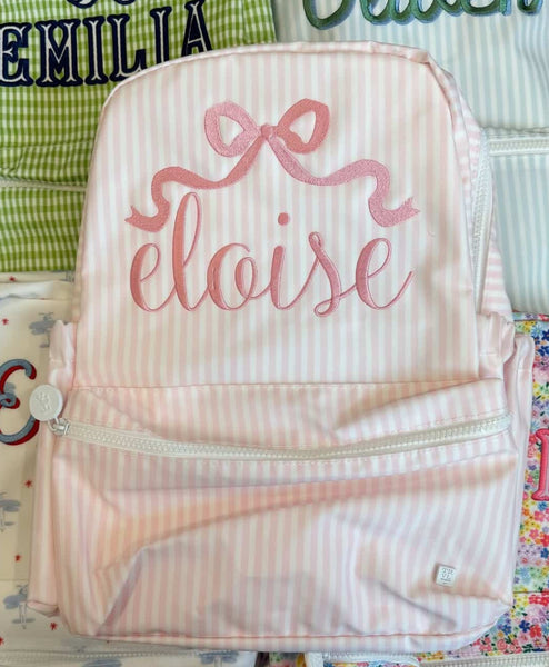 TRVL Backpack - Pink Pimlico Stripe
