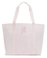 Jumbo Tote - Pink Pimlico Stripe