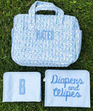 Quilted Stroller Bag - Hamptons Floral