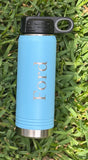 Water Bottle With Block Name Design