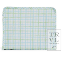 Large Green/Blue Classic Plaid Roadie