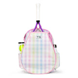 Little Love Tennis Backpack -  Rainbow Gingham