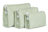 TRVL Large Pimlico Stripe Sage Floral
