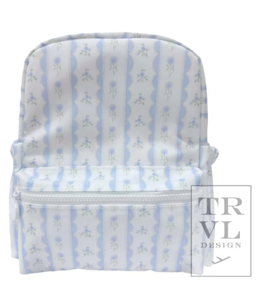 Mini Backpack - Blue Ribbon Floral (preorder)