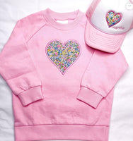 Personalized Kids Sweatshirt - Light Pink (18m-4)