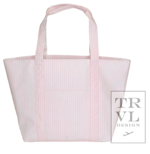 Jumbo Tote - Pink Pimlico Stripe (last one)