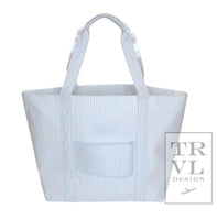 Jumbo Tote - Blue Pimlico Stripe (preorder)