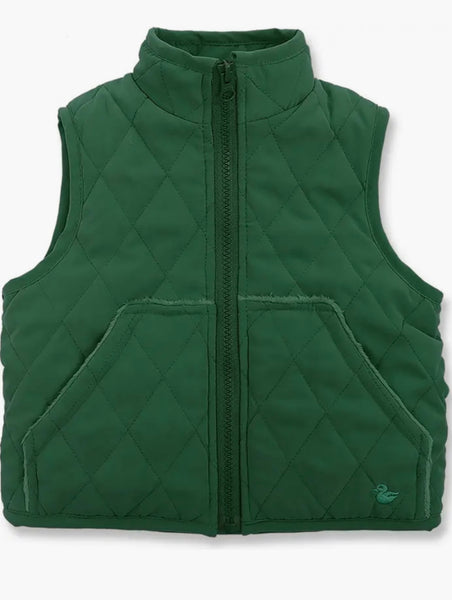 Hunter Green Barn Quilted Vest (Nov preorder)