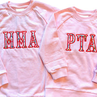 Personalized Kids Sweatshirt - Light Pink (18m-4)