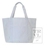 Jumbo Tote - Blue Pimlico Stripe (preorder)