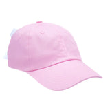 Bow Baseball Hat in Palmer Pink