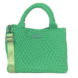 Kelly Green Woven Tote