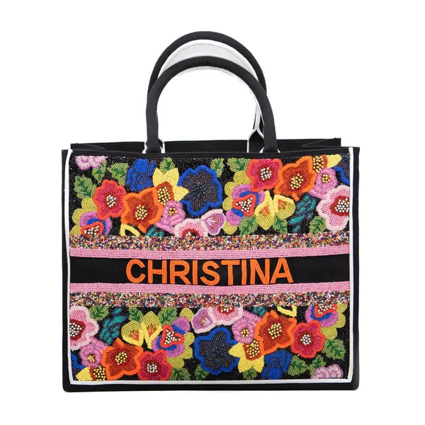 Floral Magic Personalized Tote (preorder)