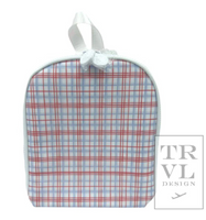 Bring It Lunch box - Red/Blue Classic Plaid