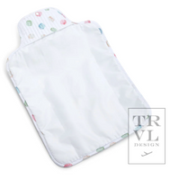 Quilted Changing Pad - Blue Pimlico Stripe