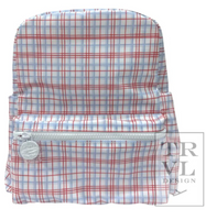 Red/Blue Classic Plaid Backpack