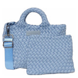 Denim Woven Mini Tote