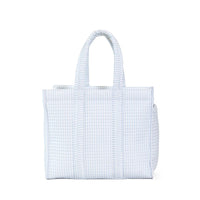 TRVL QUILTED GO GO TOTE - PIMLICO STRIPE BLUE