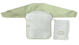 Green Pimlico Srtripe Long Sleeve smock/bib