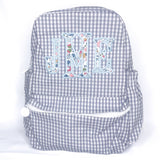 Wipeable Grey Backpack (preorder)