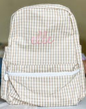 Wipeable khaki Backpack (preorder)