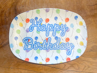 Happy Birthday Platter (melamine free)