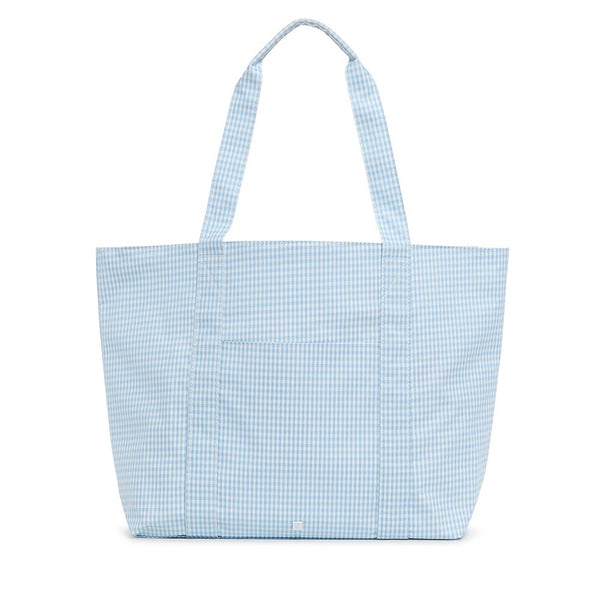 Jumbo Tote - Mist Gingham
