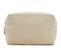 Luxe Everyday Cosmetic Bag - Woven Khaki (preorder)