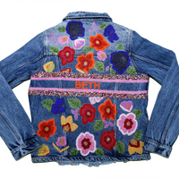 Multi Floral Personalized Jacket(preorder)