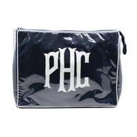 Big Personalized Navy Cosmetic Bag (preorder)