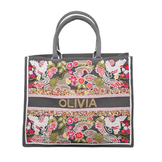 Exotic Oriental Personalized Tote (preorder)