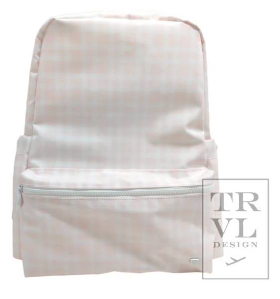 Pink Pimlico Plaid Backpack