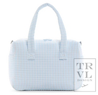 Quilted Stroller Bag - Pimlico Blue Stripe