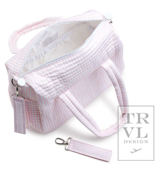 Quilted Stroller Bag - Pink Pimlico Stripe – Lovely Little Things Quilted Stroller Bag - Pink Pimlico Stripe – Lovely Little Things
